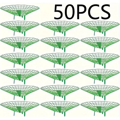 (20 pièces) Support de plantation robuste pour fraises et pastèques - Structure de support de jardin avec 3 niveaux de robustesse et système de drainage à grille ouverte (1/4)