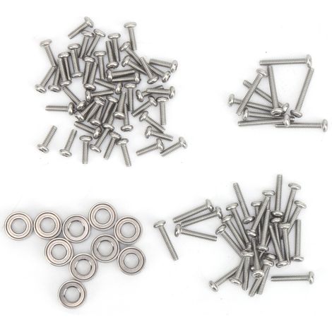 Vis - Roulements - Pour Modèle De Voiture Télécommandée Axial SCX24 90081 - Échelle 1/24 - Lot De Pièces De Réparation (1/5)