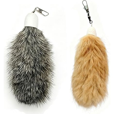 2 Pièces Tête De Rechange pour Jeu Chat, Jouet Fait Main pour Canne À Pêche À Chat, Silencieux pour Chat D'Intérieur, Adapté Au Griffoir, Matériau Doux, Idéal pour Jouer Ensemble (1/5)