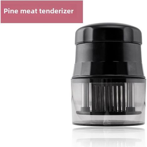 Machine à steak en acier inoxydable avec couvercle de protection, aiguille à viande tendre, steak frit, marteau à viande molle, aiguille à tendons cassés (boîte couleur pour machine à viande) (1/5)
