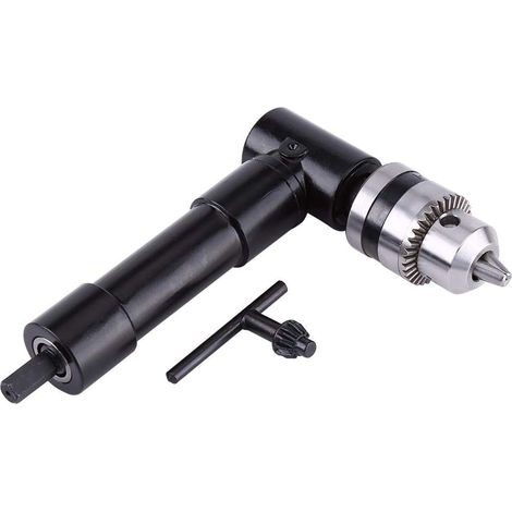 Hex Shank Power Rallonge électrique en Aluminium avec tête coudée à Angle Droit et tête Droite Angle Droit 90 degrés (1/5)