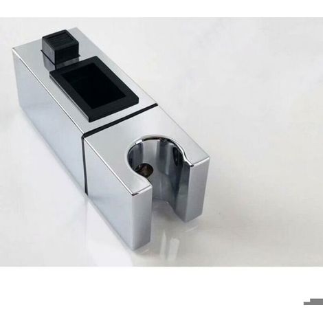 Support de douche Fixe Tube Carré 22x22mm Accessoire Salle de Bain (1/5)
