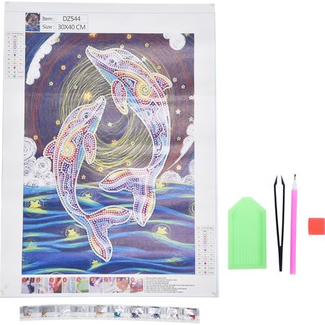 Tableau Diamant 5D Décoratif pour Salon Bureau - Art Mural Moderne DZ544 (1/5)