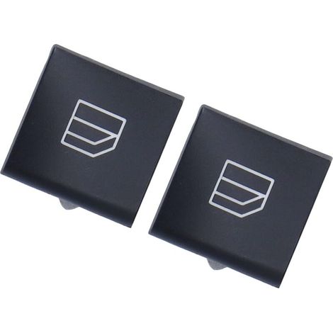 Window Switch Button Cover, 2Pcs Window Switch Button Cover Compatible with A-Class W166 2005-2011 GL-Class X164 2006-2012 A2049055402 (1/5)