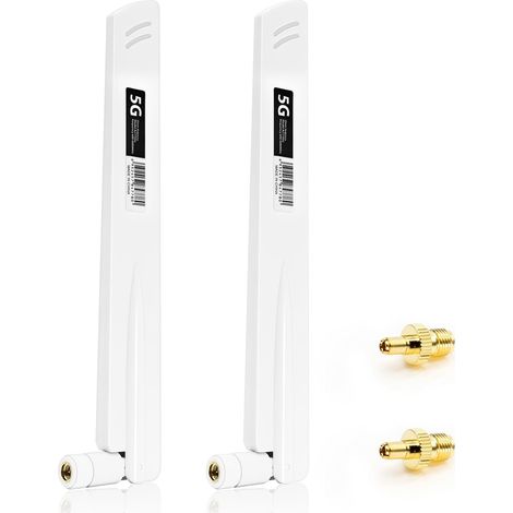 Antenne 5G LTE 4G LTE Signal Gain 18DBI Amplificateur de Signal Connecteur SMA / TS9 Antenne WiFi omnidirectionnelle, 600-6000 MHz pour routeurs 3G/4G/5G/GSM/GPRS (1/5)