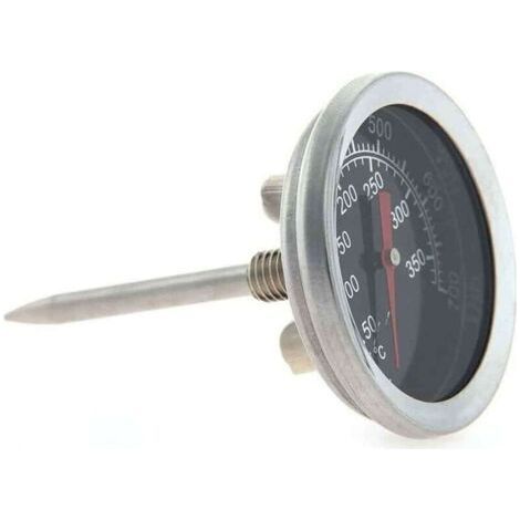Stainless Steel Oven Thermometer Barbecue Grill Smoker Thermometer 50 to 350°C, 100 to 700℉ (Type A 350°C) Pack of 1 (1/4)