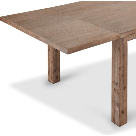 Planche d'extension Alana 1 pc. 90 x 50 cm en bois d'acacia teinté brun.