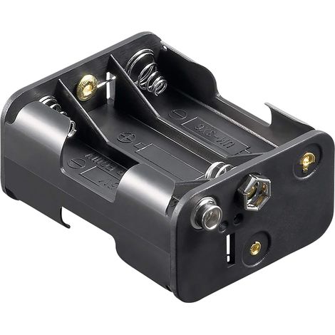Goobay 11467 Batteriehalter 6x Mignon (AA) Druckknopfanschluss (L x B x H) 58 x 28 x 47 mm