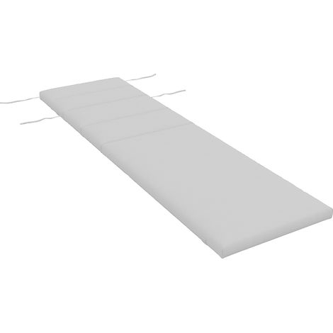 Coussin Kattenbach pour Transat Extérieur Confort Épais Gris Clair Déperlant (1/5)