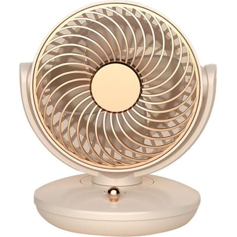 USB-Tischventilator mit 3 Geschwindigkeitsstufen, oszillierendem Kopf und kompaktem Design – ideal für kleine Arbeitsbereiche