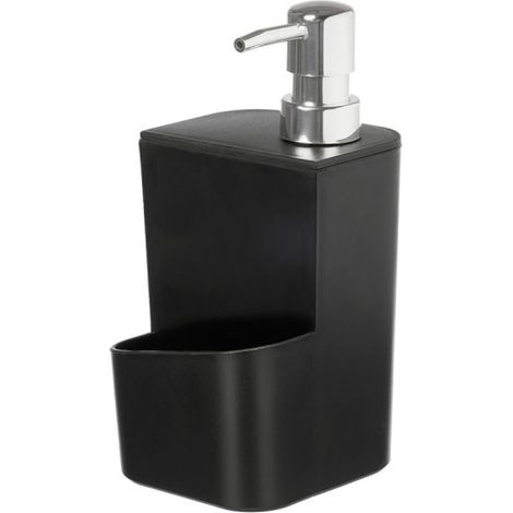 Dispenser di liquido con contenitore in spugna, nero (1/5)