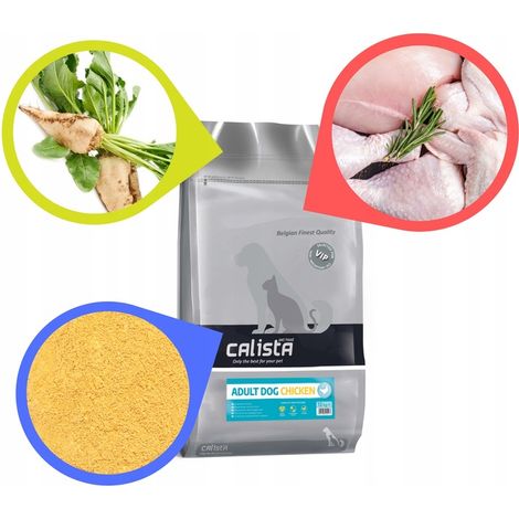 CALISTA CIBO SECCO PER CANI AL POLLO 12 KG LABRADOR GOLDEN BORDER