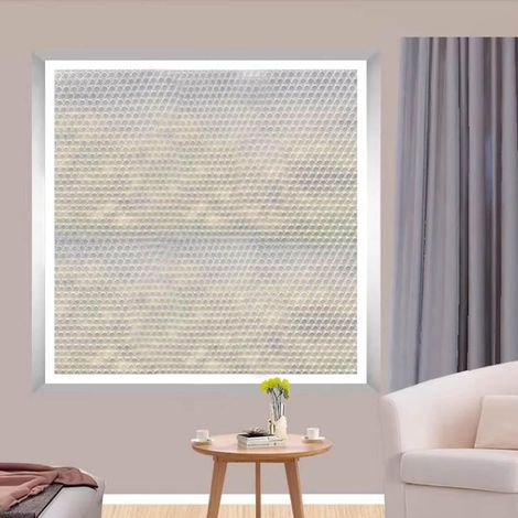 Pellicola isolante per finestre 100x120 cm – Protezione termica contro il freddo – Facile da installare – Riduce la dispersione di calore (1/5)