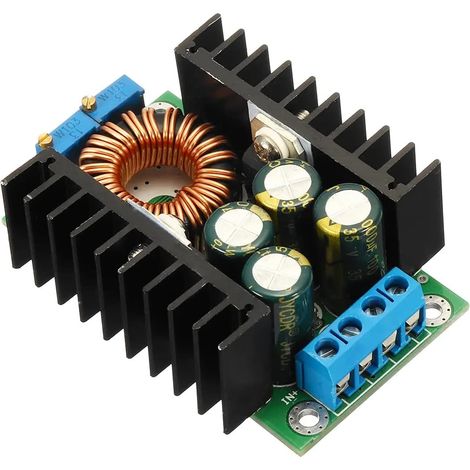 DC 24 V vers 12 V CC CV abaisseur de tension Régulateur de courant constant/tension 12 A DC réglable Buck Converter 7-32 V à 0,8-28 V Alimentation LED Driver (1/5)