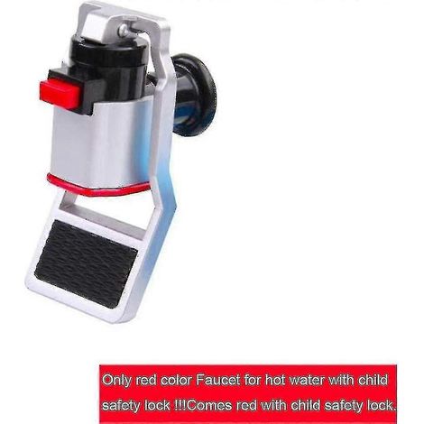 Robinet distributeur d'eau, robinet distributeur d'eau en plastique rouge et bleu, 2 pièces - (1/4)