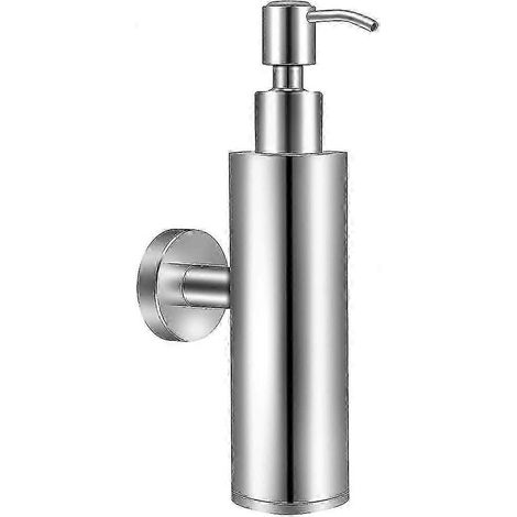 Distributeur de savon mural en acier inoxydable 304, 200 ml, chromé, réf. p202411261378 (1/4)