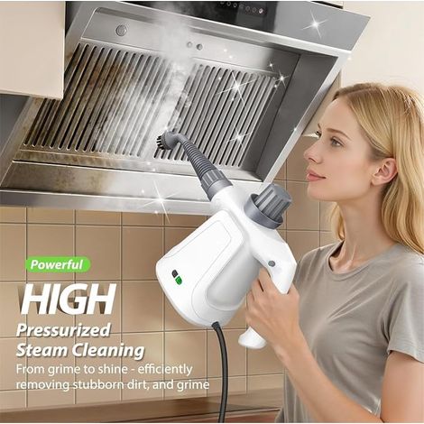 Handheld Electric Steam Cleaners Portable Cleaner Spray Car, Kitchen, Windows, Sofa, Tile 1050w, 3.2bar 400ml Cleans, Degreases (1/2)