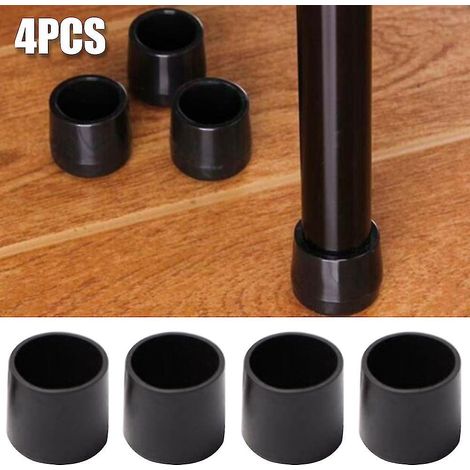Silikon-Stuhlbeinkappen von 16 bis 30 mm - Bodenschutzset (1/4/16 Stück - 4 Stück - 30 mm)