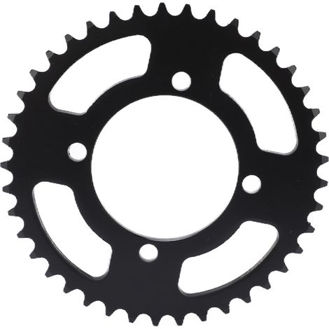 Pignon Arrière Noir Acier 76mm 41 Dents pour Vélo Électrique, Moto et Quad Plage (1/5)
