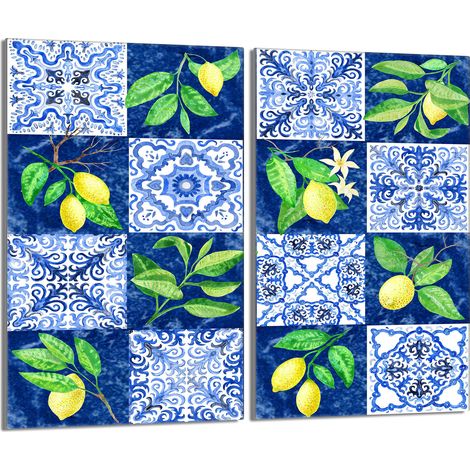 Placa protectora de vidrio para estufa 2x30x52 Mosaico (1/5)