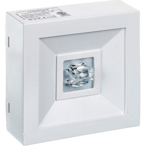 Luminaire de secours Lovato N ECO LED 3W 315lm (couloir en option) 1h blanc monofonction lvnc/3W/E/1/SE/AT/WH