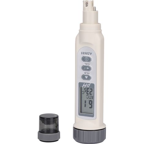pH-mètre numérique étanche Testeur de qualité d'eau portable Affichage double pH et température Compensation automatique pour piscine (1/5)