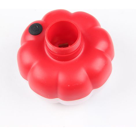 Lanterne Citrouille LED pour Camping - Lumière d'Ambiance Portable pour Jardin et Tente (Rouge) (1/2)