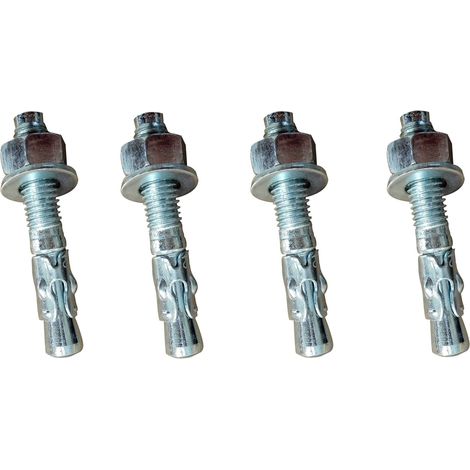 1A-Safety AFS-A - Set montaggio per protezione anticollisione, set ancoraggio a terra (confezione 4 pezzi) (1/2)