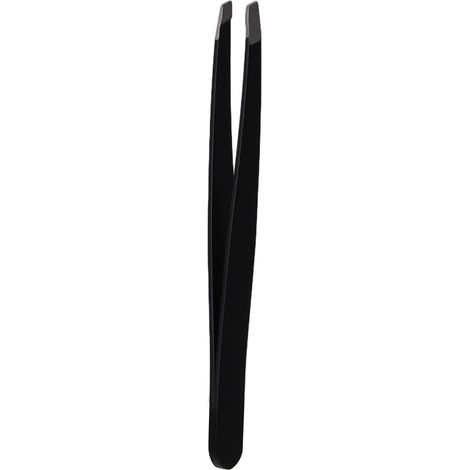 Pince à Épilation Noire en Acier Inoxydable - Précise pour Sourcils et Poils du Visage (1/5)