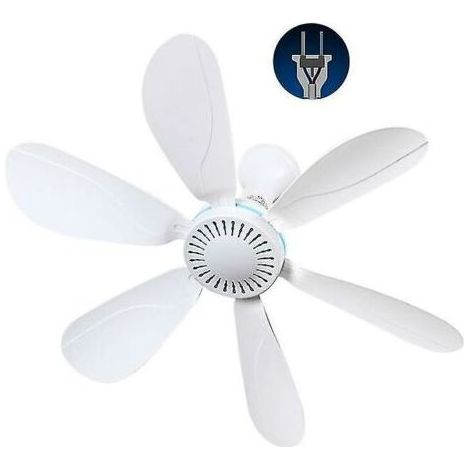 Ventilateur de plafond 42,5 cm – 10W – AC 220V – Économie d'énergie – Ultra-silencieux pour intérieur/extérieur (1/5)