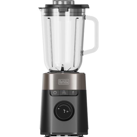 BLACK & DECKER Frullatore Con Bicchiere In Vetro Nero (1/2)