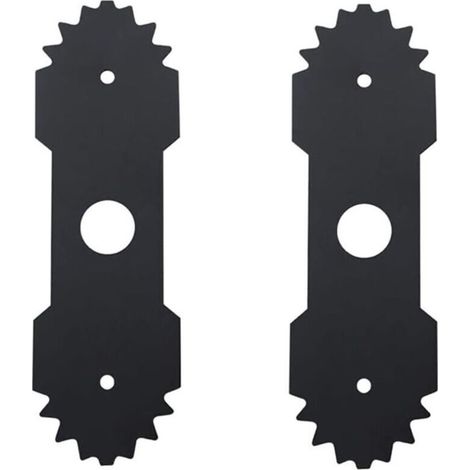 Lot de 2 lames pour dresse-bordures électriques en acier au manganèse – Compatibles avec les dresse-bordures Ryobi RY13050 et RY13050A (1/5)