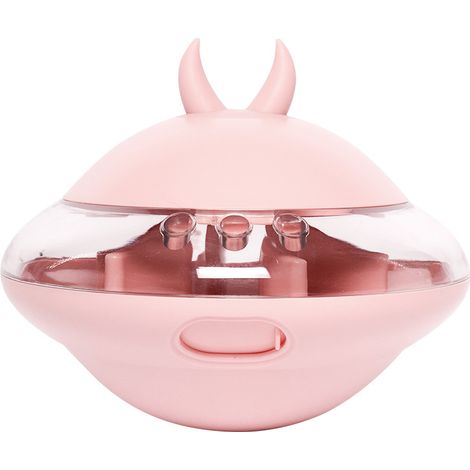 Interaktives Katzenspielzeug in Rosa, interaktiver Tumbler