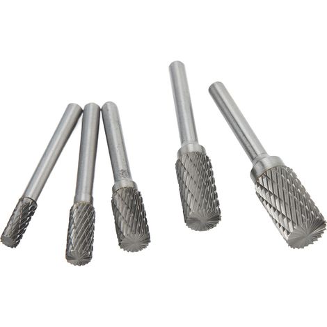 Set di lime rotanti in metallo duro a doppio taglio, gambo da 6 mm, per lavorazione dei metalli, intaglio del legno, creazione di gioielli, rettifica di superfici.