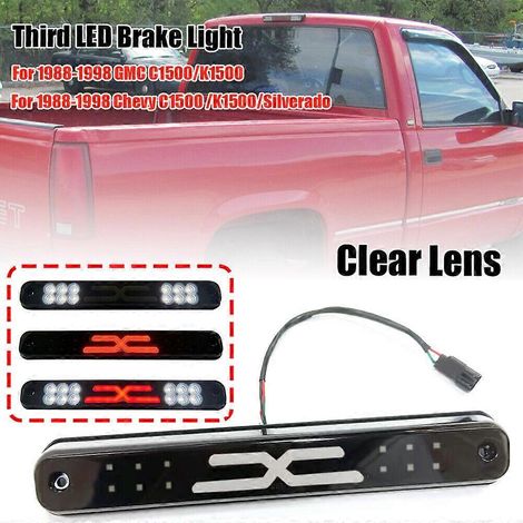 Feu stop/de chargement à LED transparent pour Chevy C1500/K1500/Silverado 1988-1998 (1/5)