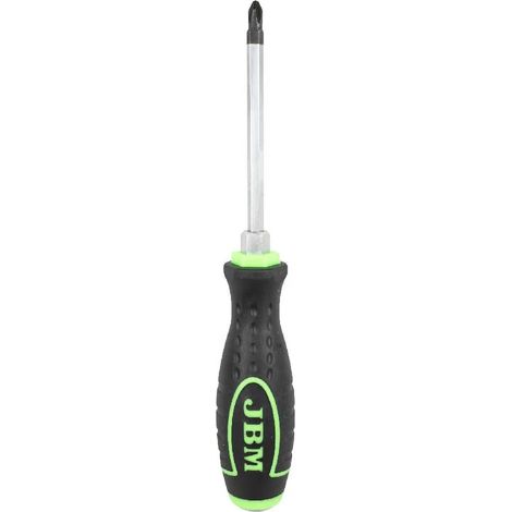 Cacciavite Jbm go-through ph2x100mm impugnatura ergonomica design passante
