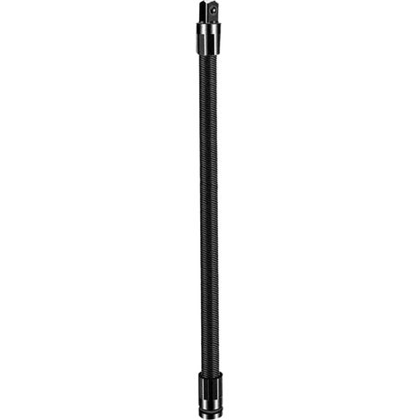 Rallonge de clé à douille, barre d'extension cliquet 1,27 cm, extension perceuse flexible, pour mécanique, automobile, moto, vélo, industrie construction, électriciens, plomberie 35 Cm. - (1/5)