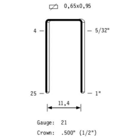 GRAFFE LEGGERE OMER SERIE 80 MM.12 PZ.10000