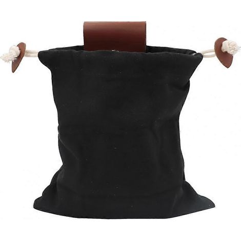 Sac à fruits portable d'extérieur, pliable, en cuir et toile, pour la cueillette de fruits et le rangement des baies. Idéal pour le camping et les activités de plein air.