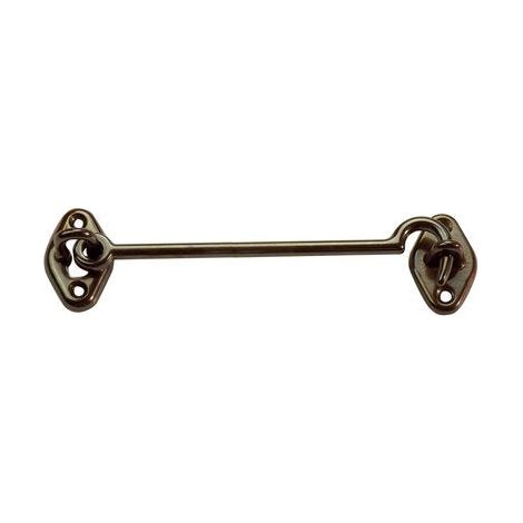 FERMAPERSIANE A GANCIO OTTONE BRONZATO + PIASTRINA MM 100