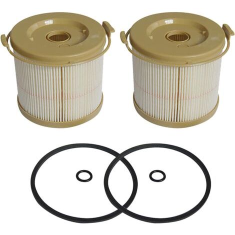 Lot de 2 filtres à carburant, filtres à carburant adaptés aux camions séparateurs d'eau (1/5)