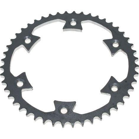 428-48T sprocket parts, 125mm inner diameter, 74mm bore spacing, for motorcycles and off-road vehicles. (1/5)