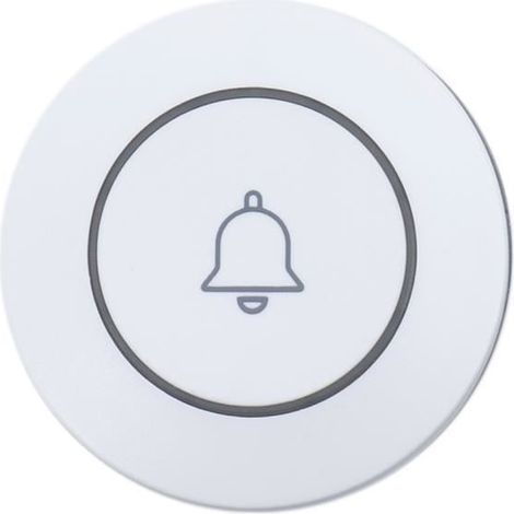 Bouton de sonnerie sans fil - PNI - PG100 - 433 MHz - Portée 80 m - Plastique ABS (1/4)