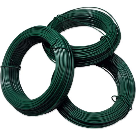 Filo plasticato verde 3,1 mm 100 m