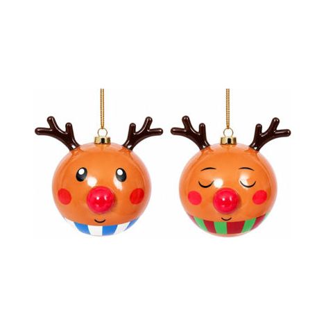BOLA NAVIDAD 8CM RENO SURTIDA