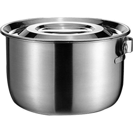 Bol mélangeur à salade en acier inoxydable de 1,4 L avec couvercle (récipient de cuisine) (1/5)
