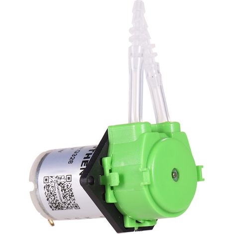 GROTHEN 12V DC Peristaltikpumpe  Mini-Selbstansaugende Flüssigkeitspumpe  Peristaltikschlauchkopf  Für Aquarium, Labor, Dosierung von Zusatzstoffen  Flaches Design