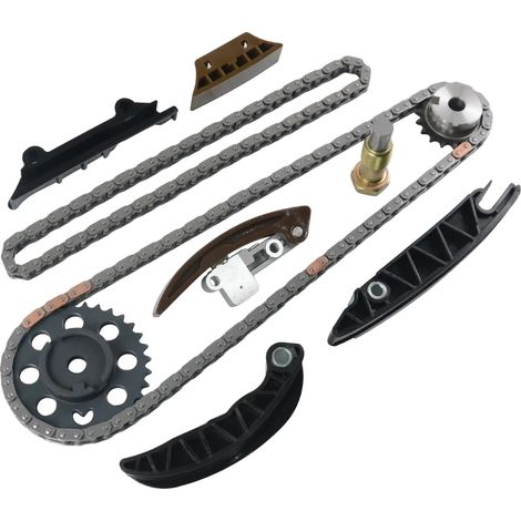 Kit catena di distribuzione, in metallo di alta qualità per uso automobilistico, kit di installazione completo, compatibile con diverse cilindrate, migliora la precisione della fasatura del motore, co (1/5)