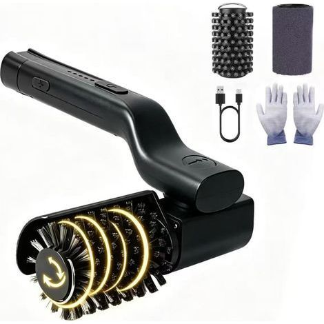 Nettoyeur électrique pour barbecue. brosse électrique sans fil et rechargeable pour grill. nettoyeur de grill rechargeable pour usage extérieur. brosse électrique pour barbecue (1/4)