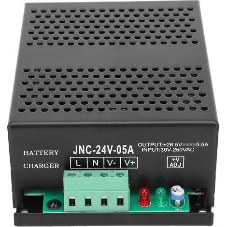 Chargeur automatique de batterie 24V DC, alimentation à découpage pour groupe électrogène diesel, maintien de charge intelligent. (1/5)